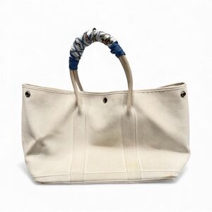 Hermes Garden Tote White